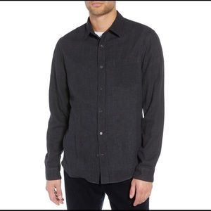 Vince Classic-Fit Double Knit Long Sleeve Shirt